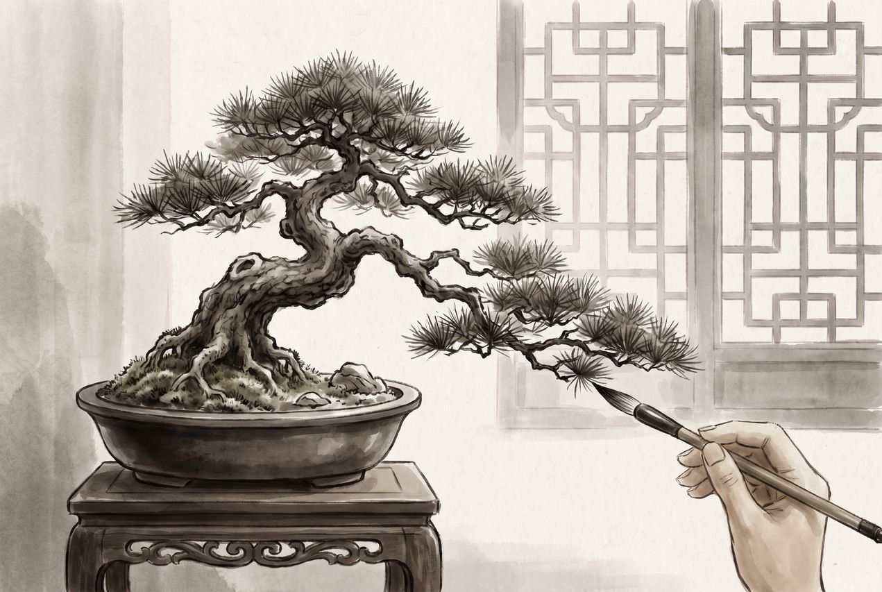 免费菠萝案头清供盆景制作视频教程 - snu0kj.cn